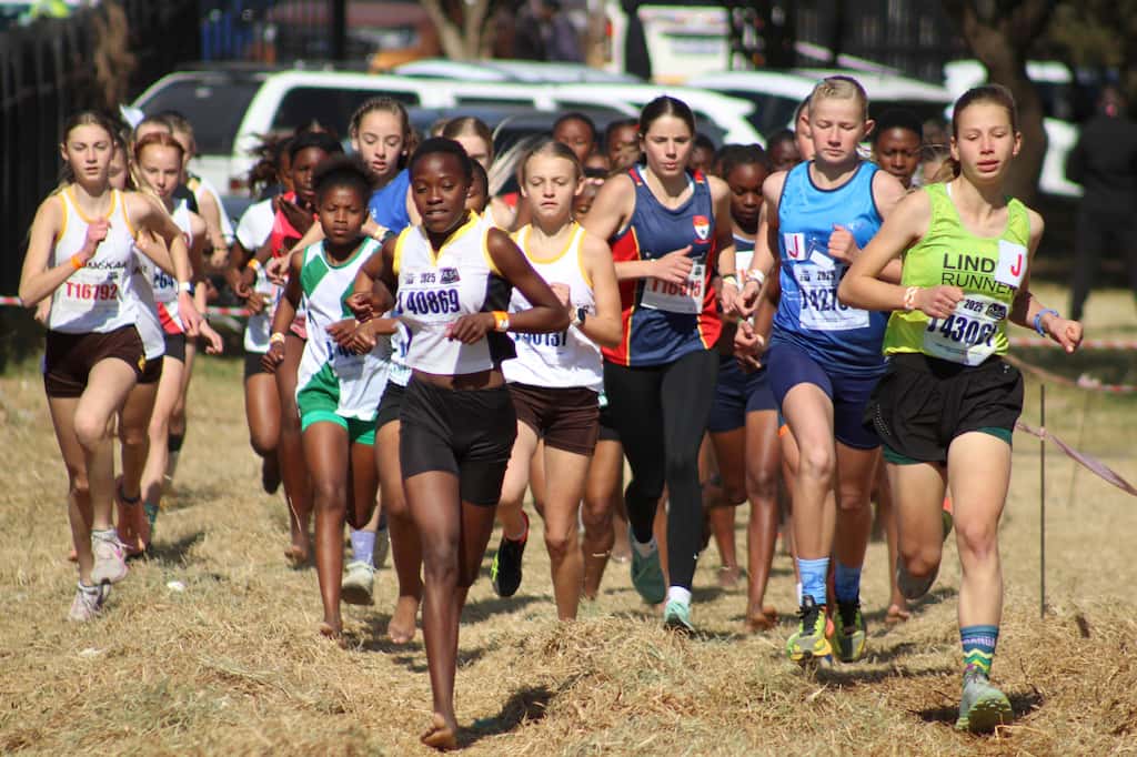 Athletics field action at a CGA event
